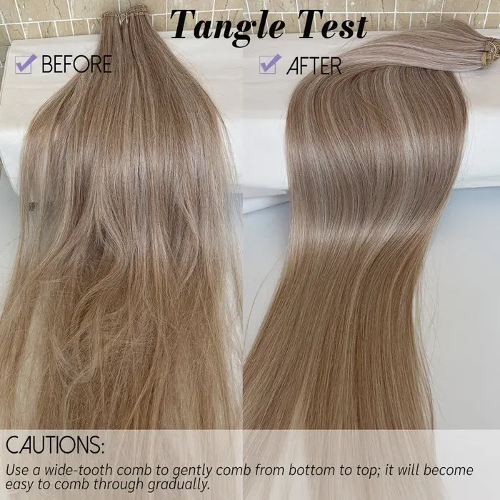 Bio cheveux raides paquets 26 "naturel doux résistant à la chaleur fibres synthétiques Extensions
