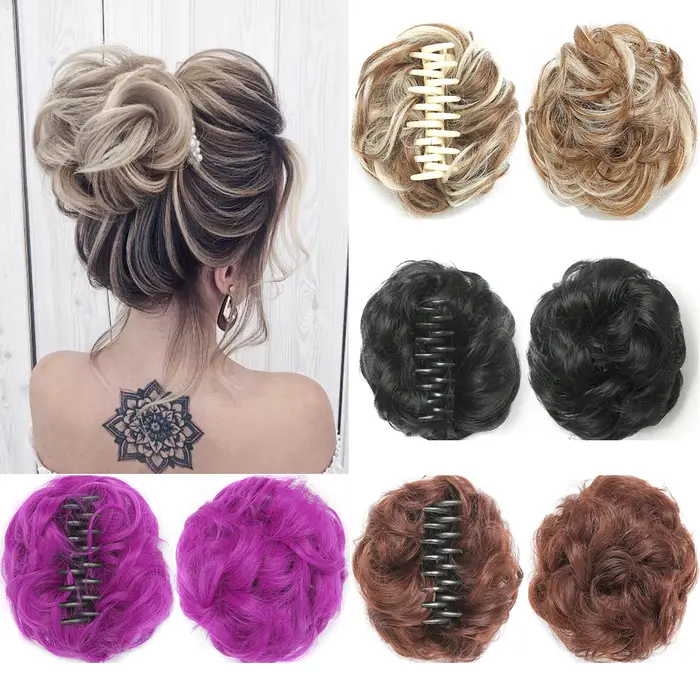Extensions de cheveux de Chignon en désordre