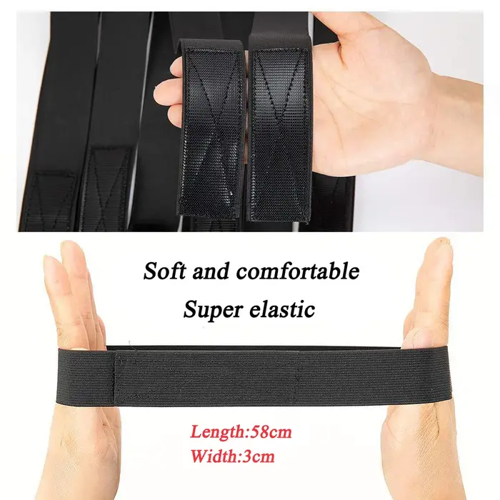 Bandeau à bande magique élastique pour bords de perruque