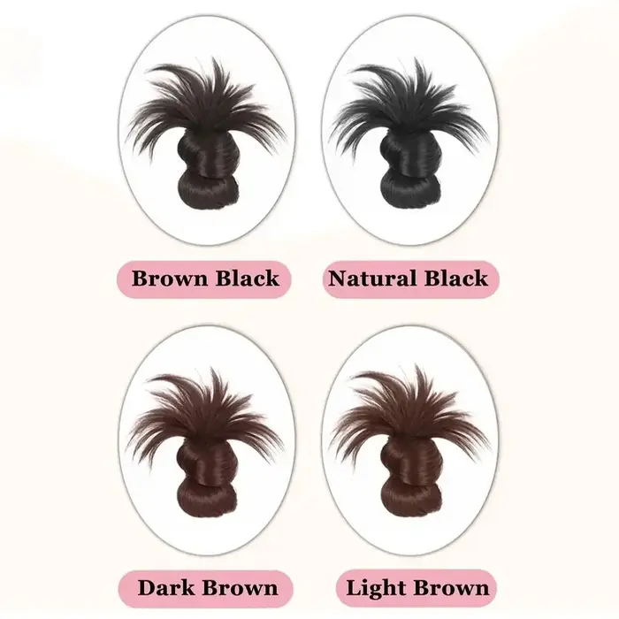 Pince à cheveux synthétique pour chignon bas