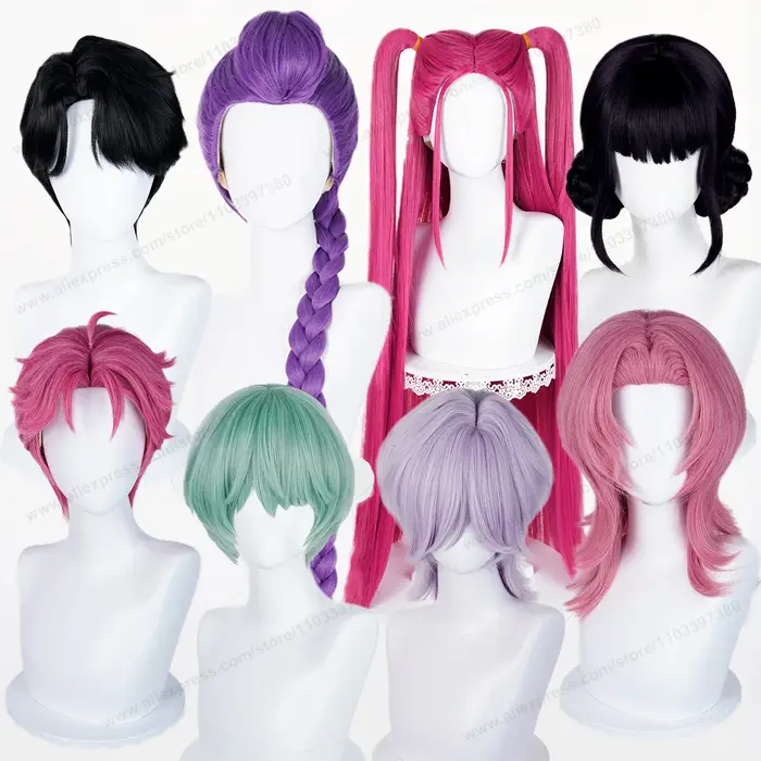 Saja garçons bébé Rumi Mira Zoey Abby Jinu mystère Romance Cosplay perruque synthétique hommes femmes cheveux Anime résistant à la chaleur perruques