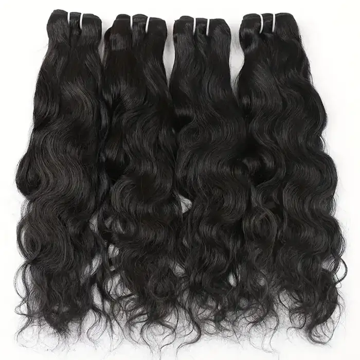 Tissage en lot brésilien naturel ondulé et humide