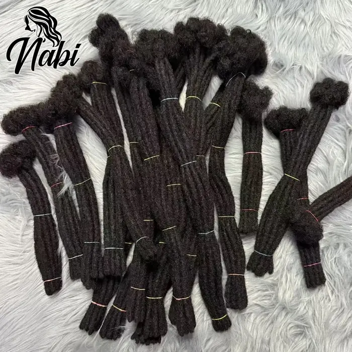 Extensions de dreadlocks Nabi Regular Locs en cheveux humains naturels
