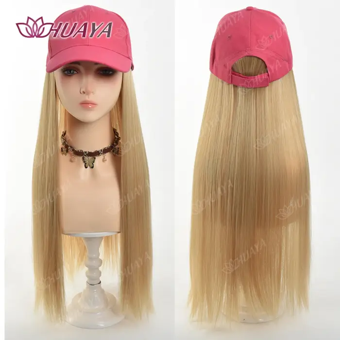 Chapeau perruques casquette avec cheveux