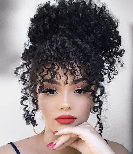Extensions de chignon afro synthétique