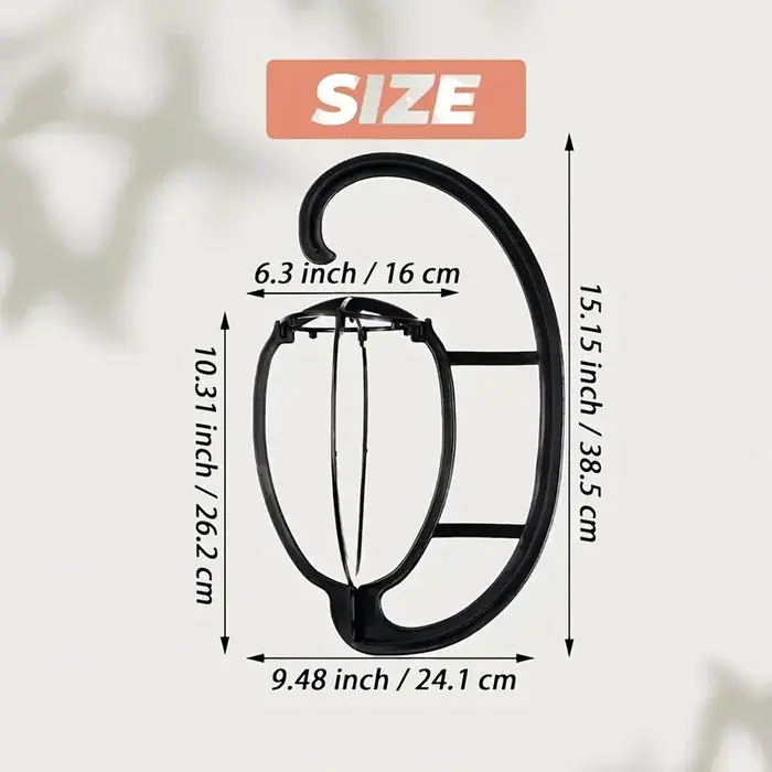 Porte-perruque suspendu Portable
