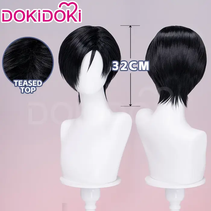 Perruque de cosplay DokiDoki pour femme