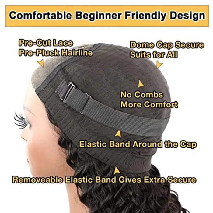Perruque Lace Frontal Wig naturelle sans colle, cheveux lisses, ombré 1b/4 colorés, prêts à porter, 