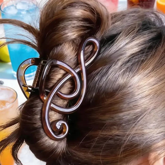 Pince à cheveux grande taille pour femme