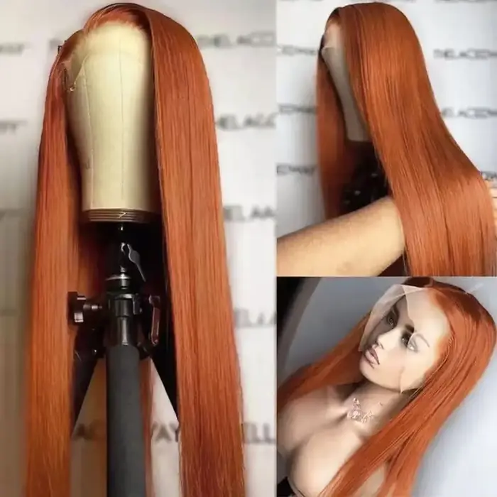 Perruque Lace Front Wig synthétique lisse