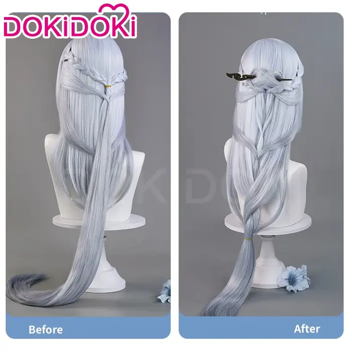 Frostflower Dew Shenhe Wig