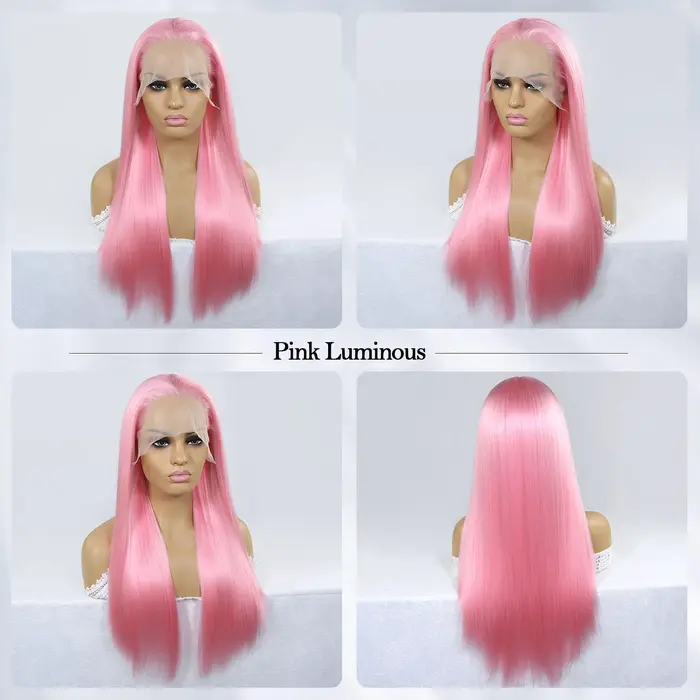 Perruque Lace Front Synthétique Brillante