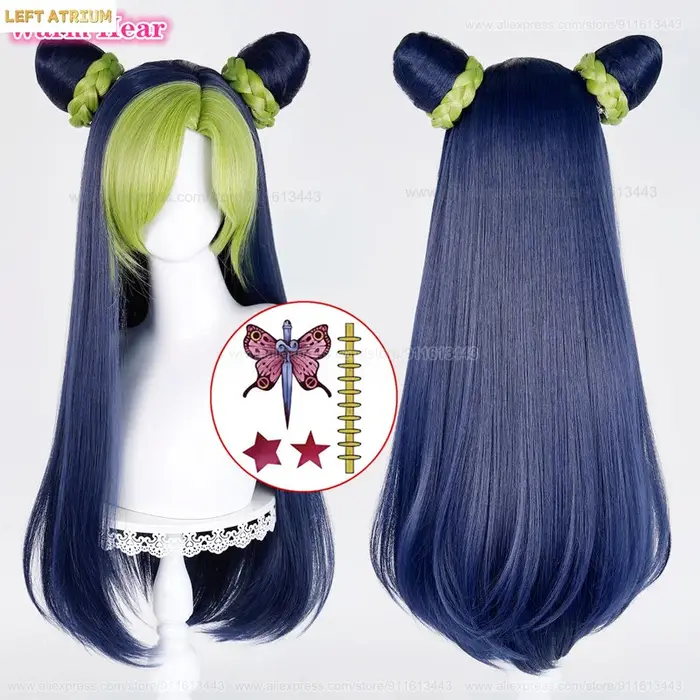 Nouveau! Perruque synthétique Anime Jolyne Cujoh