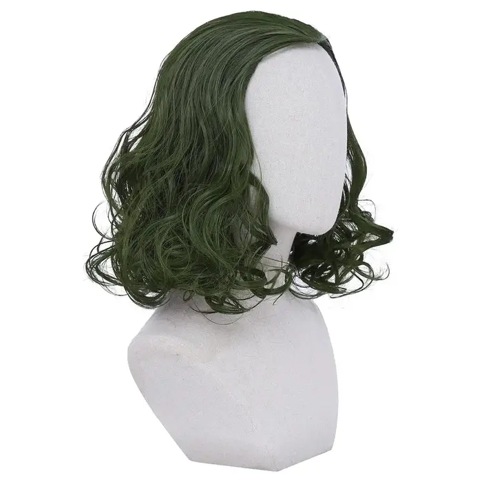 Joker Cosplay Perruque verte pour hommes et femmes – Parfait pour le costume