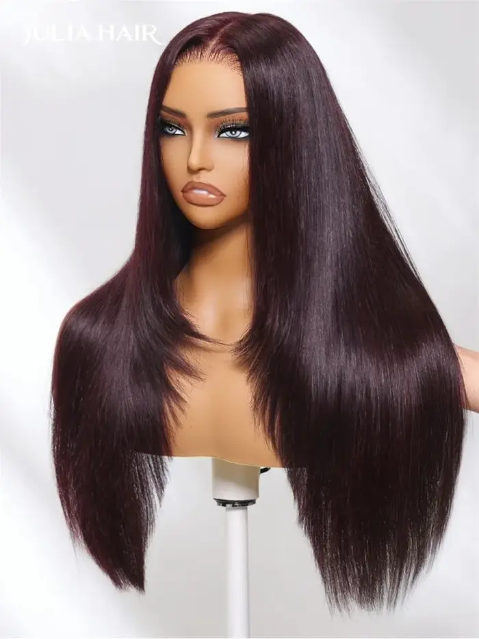 Julia Hair-Perruque de Cheveux Naturels Lisses Sans Colle