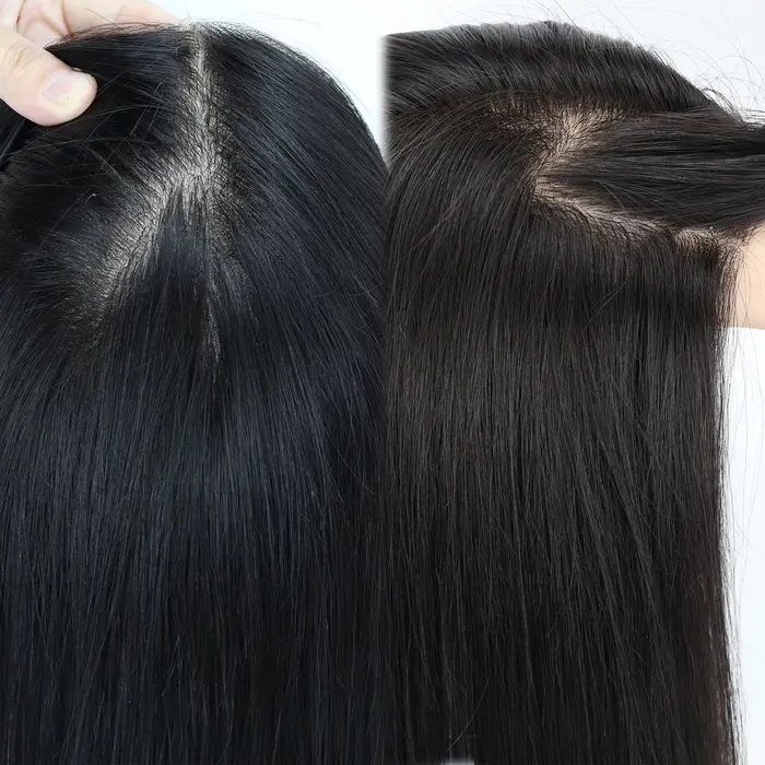 Perruque en cheveux humains vierges européens