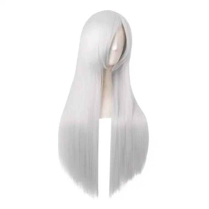 Perruque de Cosplay longue et lisse de 32 pouces