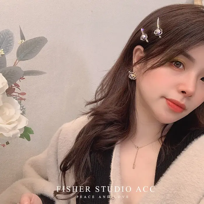 Épingles à cheveux tendance fleur
