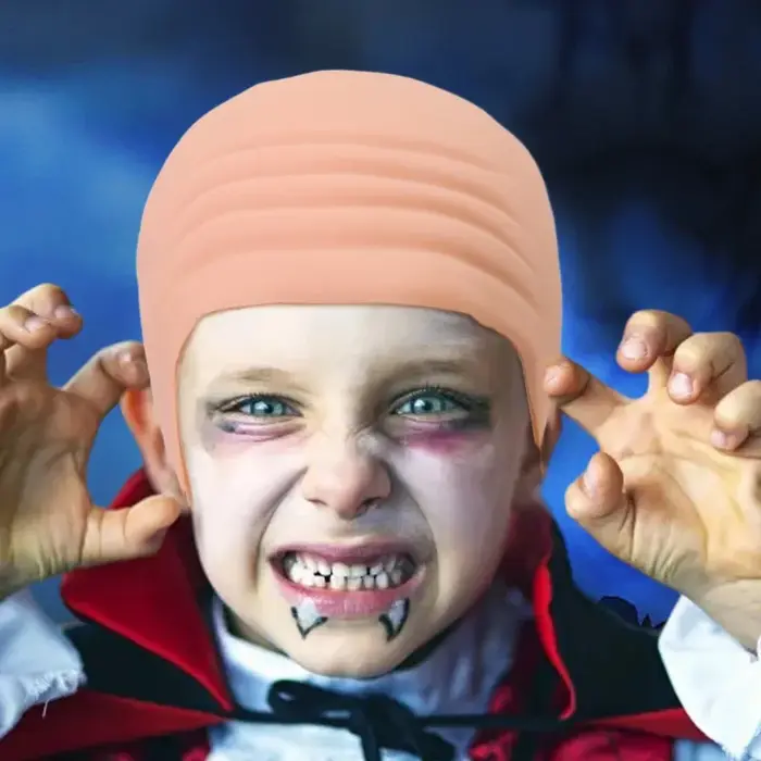 Perruque de chapeau chauve en Latex