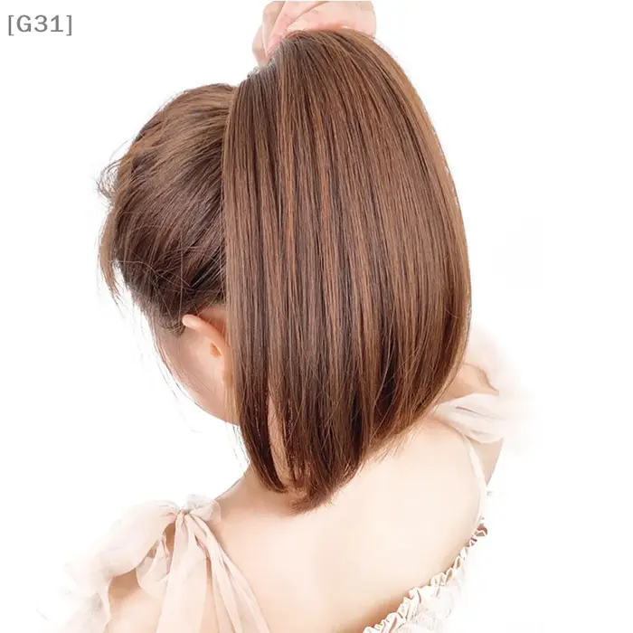 Extension de queue de cheval longue à clipser, extension de cheveux synthétiques à l'aspect naturel pour femmes [G31][G31]
