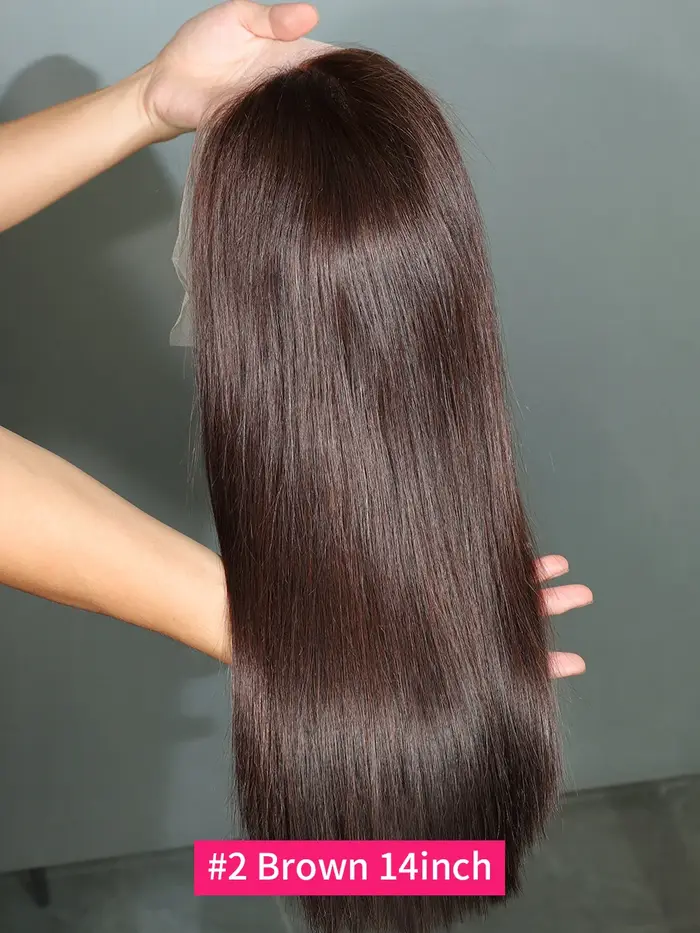 # 2 brun cheveux bruts vietnamien 250 densité 100%