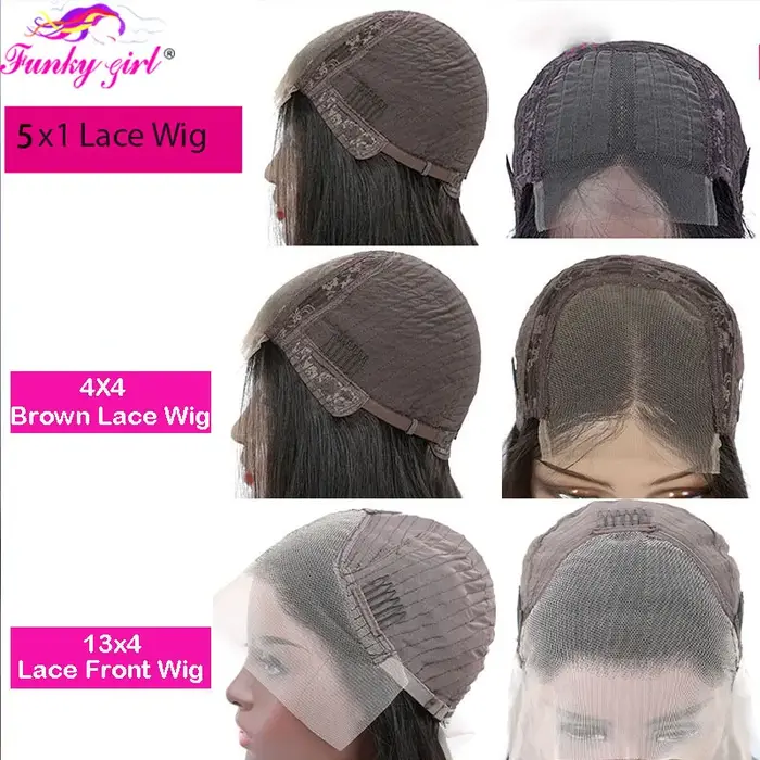 Perruque Bob Lace Frontal Wig naturelle brésilienne Remy