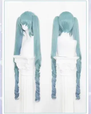 Perruque de cosplay NIKKE Goddess of Victory Privati, perruque bleue tressée, cheveux de fête pour H