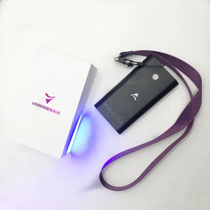 V-Light Technology-Kit d'outils d'extension de cheveux noirs