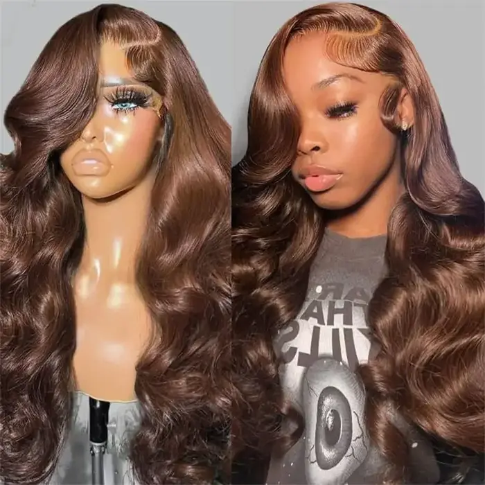 Perruque Lace Front HD 13x6 en cheveux humains