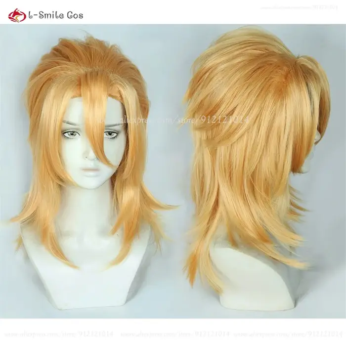 Perruque de Cosplay Anime Diego Brando