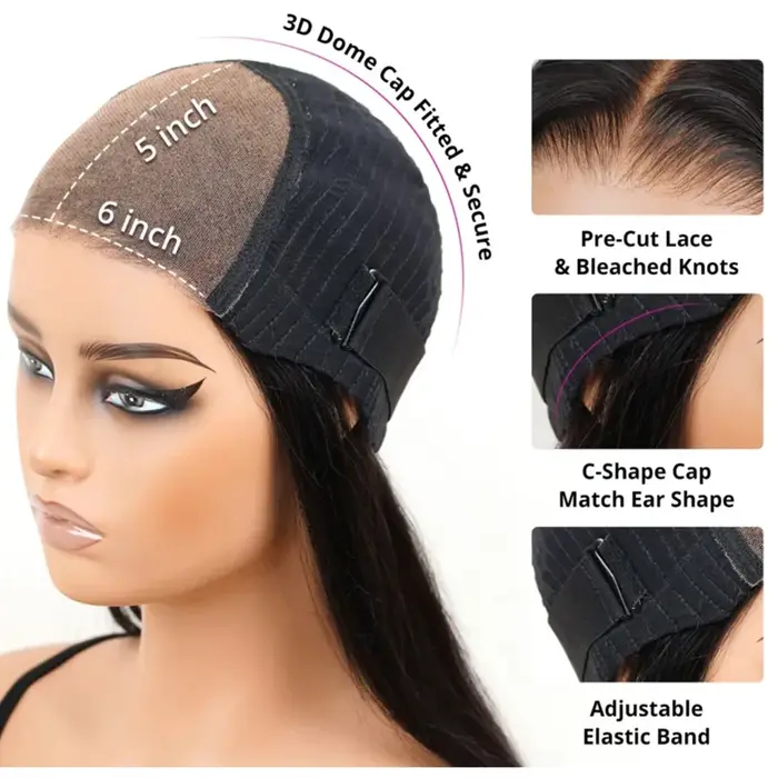 Perruques Tuneful Professionnelles en Cheveux Humains Blond Cendré Ombré et Blond Foncé Mélangé, Lac