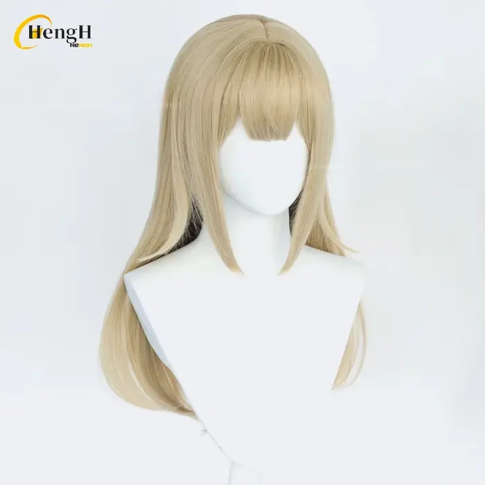 En Stock Anime 40Hara Kinako chat fille animal de compagnie Kitty unisexe 65 cm jaune perruque