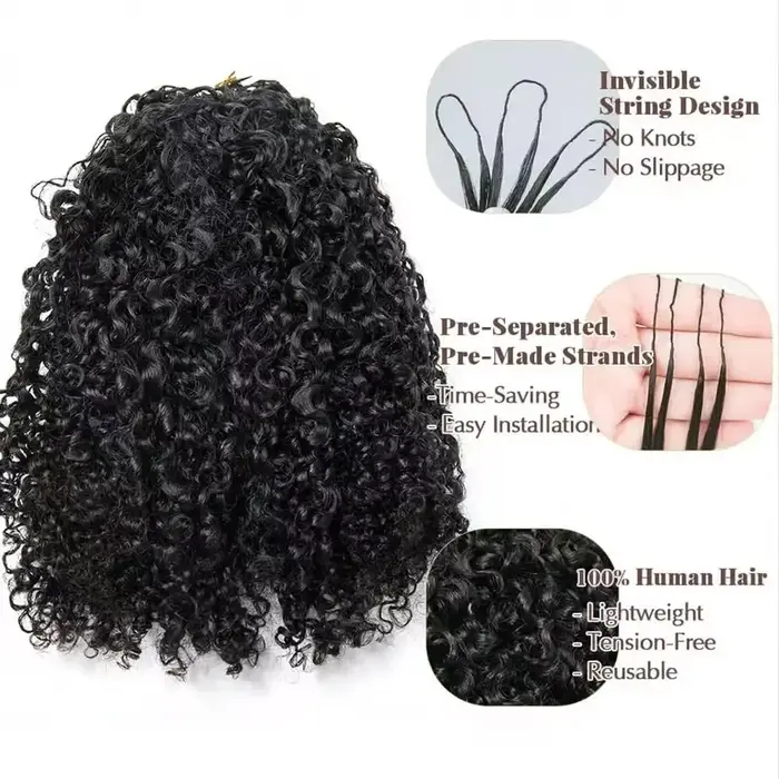 Extensions de cheveux humains brésiliens 12A