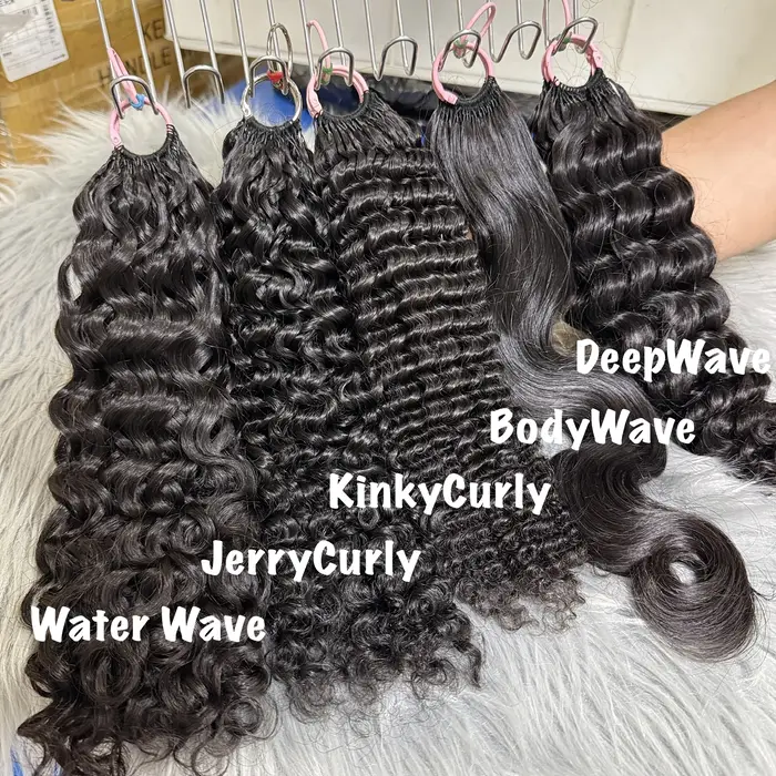 Extensions de cheveux bouclés au crochet