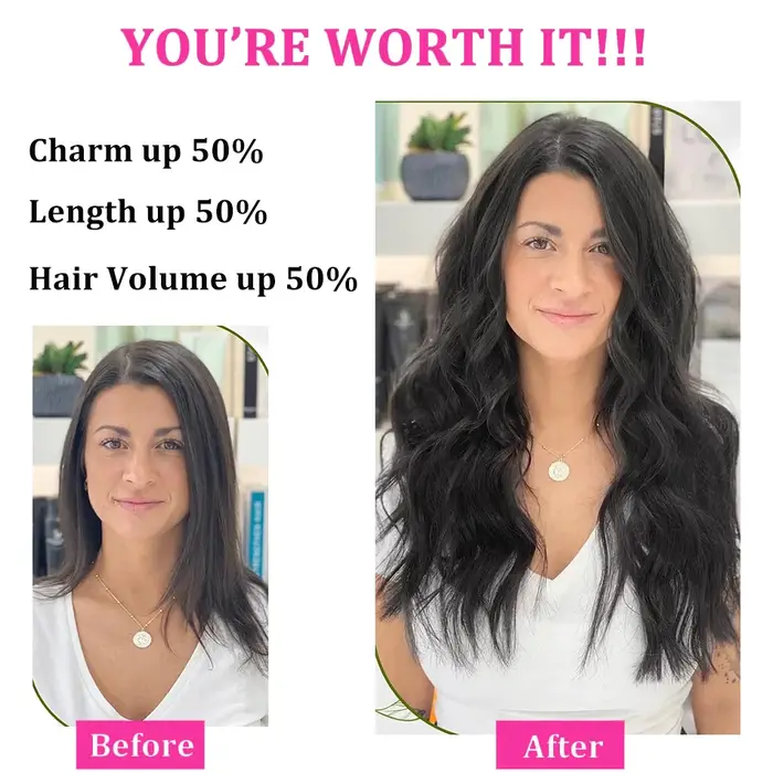 Extensions de cheveux naturels Remy Body Wave