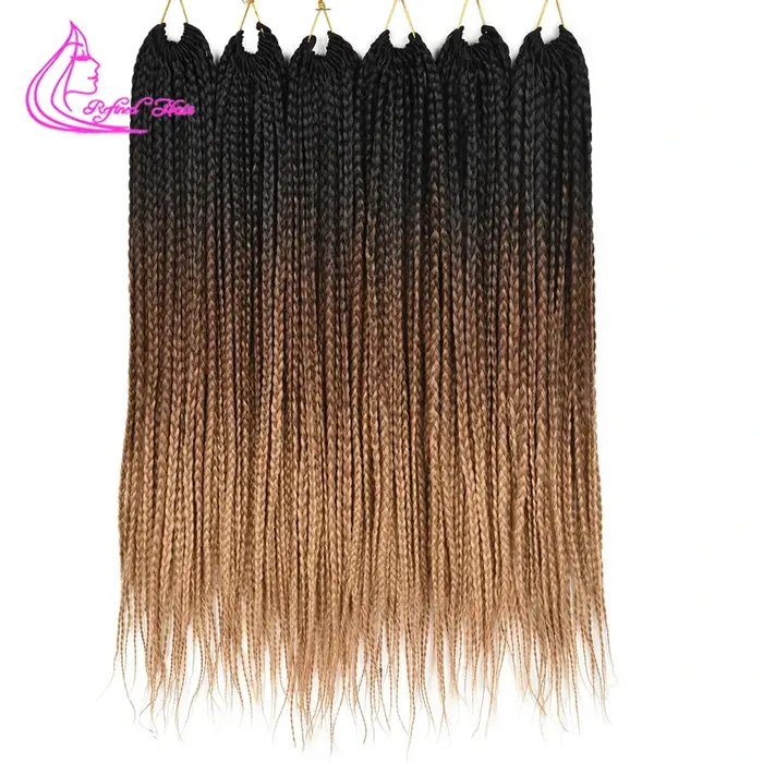 Tresses synthétiques longues 18 24 pouces