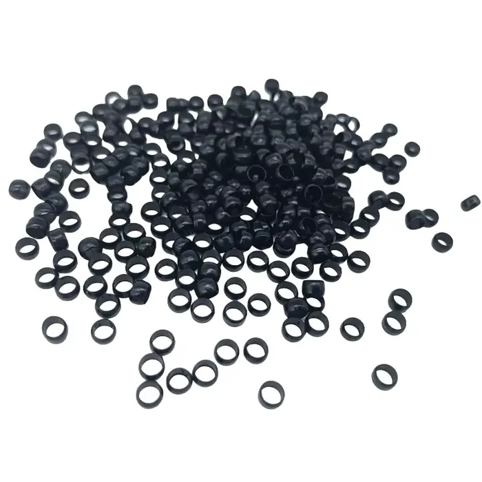 1000 pièces polyvalentes 4.0mm Non Silicone Nano doublé perles cuivre Nano anneaux pour Extensions d