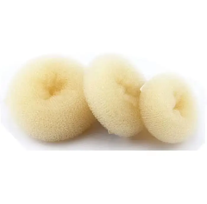 3 pièces chignon beignet mousse magique produits coiffure paresseux cheveux accessoires pour filles 