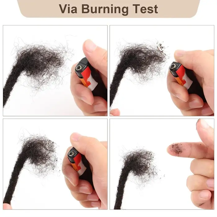 Extensions de dreadlocks bouclées faites à la main pour hommes et femmes