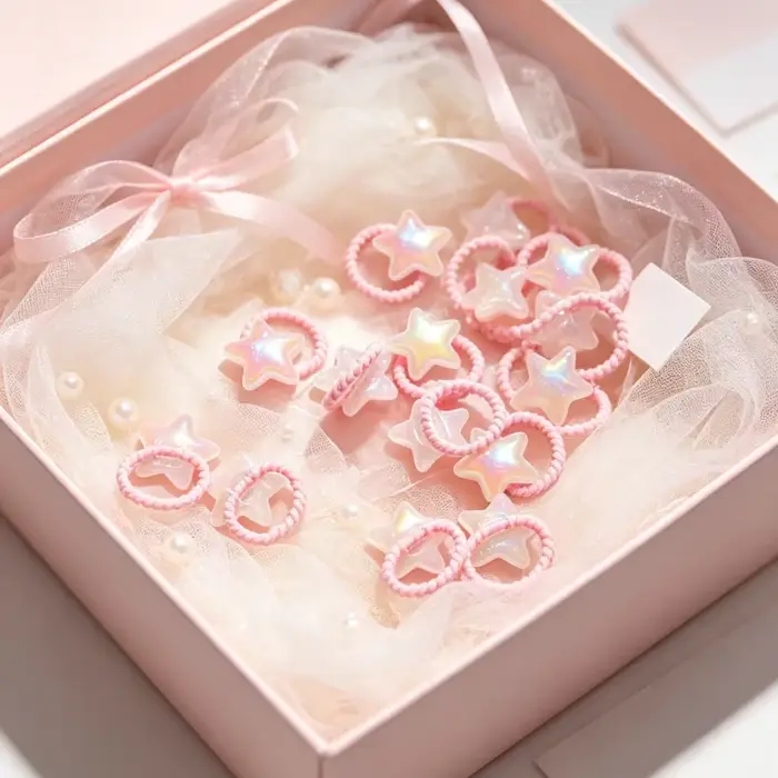 10 pièces/ensemble mignon bébé fille cheveux amour bandes dessin animé