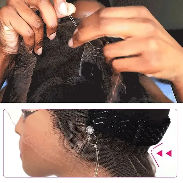 Perruque Full Lace 360 Body Wave, Perruque Lace Front 13x6 en Cheveux Humains, Perruque Frontale HD