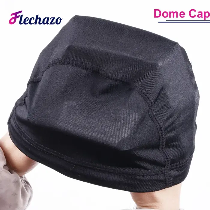 Bonnets de perruque sans colle pour femmes, 3 pièces, bonnet de perruque en maille noire pour la fab