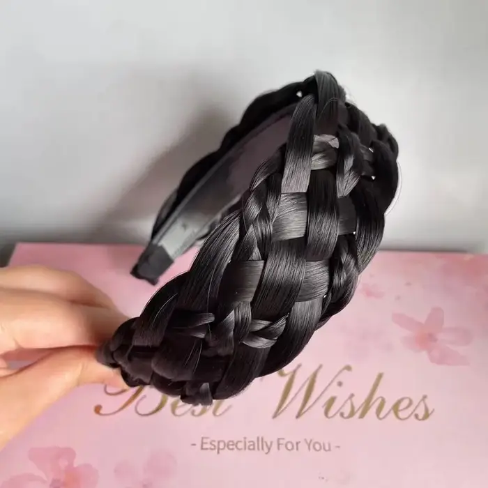 Bandeau de sauna en arête de poisson pour femme