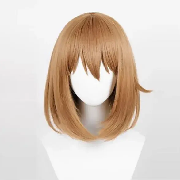 Anime Mahiru Kouzuki perruque Yoru no Kurage wa Oyogenai Cosplay femmes cheveux courts Mahiru Kouzuk