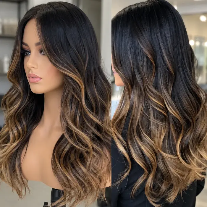 Perruque juive en cheveux humains
