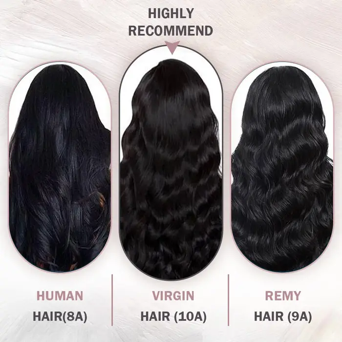 [12 mois] Ugeat ruban Invisible dans les Extensions de cheveux humains 10A Grade sans couture peau t