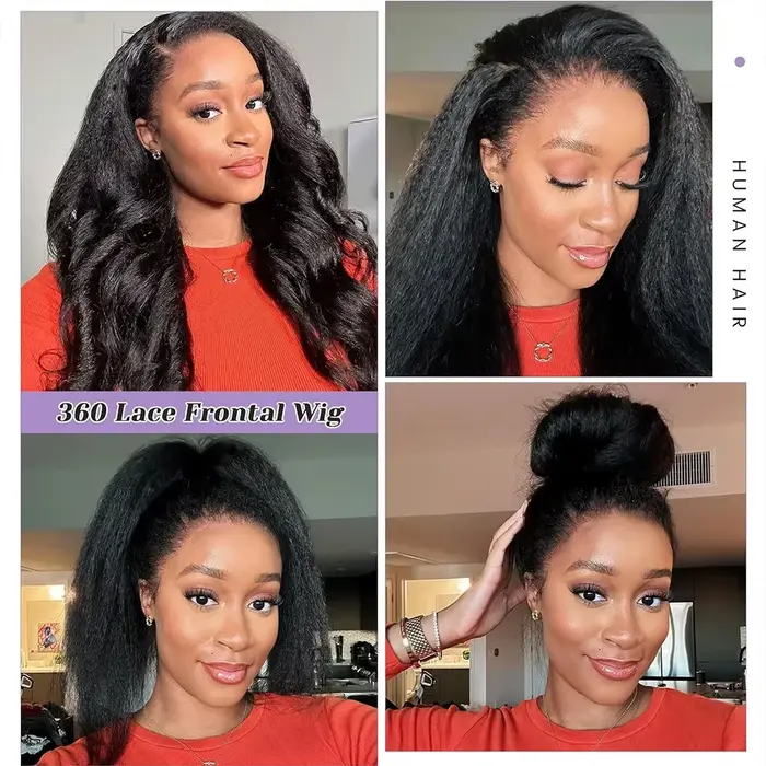 Perruque Lace Front Wig naturelle sans colle
