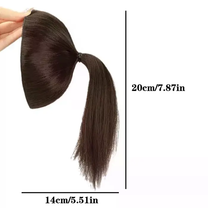 Accessoire de coiffure pour perruque : Outil de coiffage naturel et volumineux pour queue de cheval haute et crête