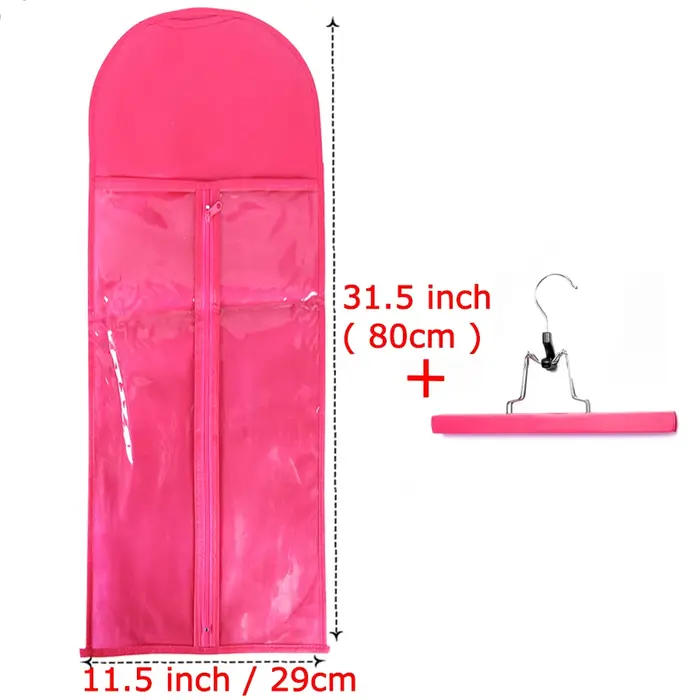 Alileader pas cher 4 couleurs Portable perruque sac avec cintre