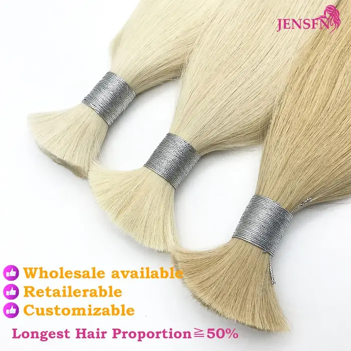 Extensions de cheveux en vrac de haute qualité